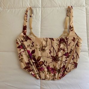 Urban Outfitters Women’s Brown Lovestruck Micro Corset.